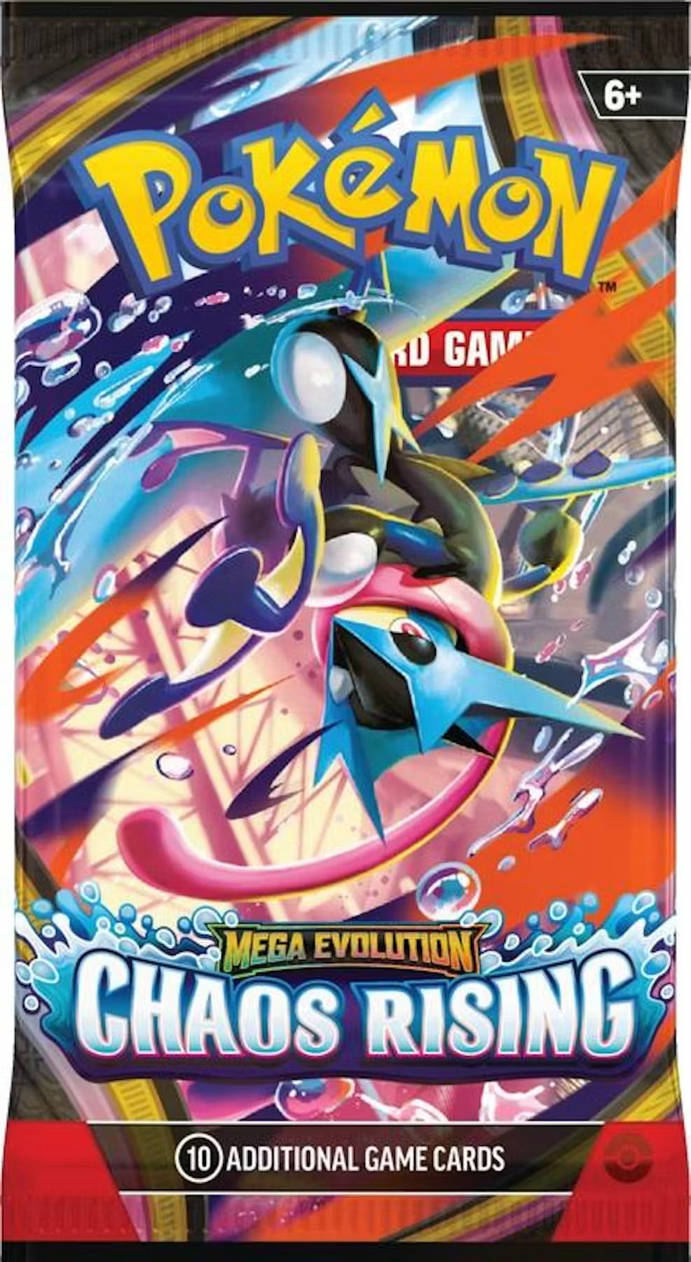 Pokemon Mega Evolution: Chaos Rising 6-Pack Booster 25-Bundle Case