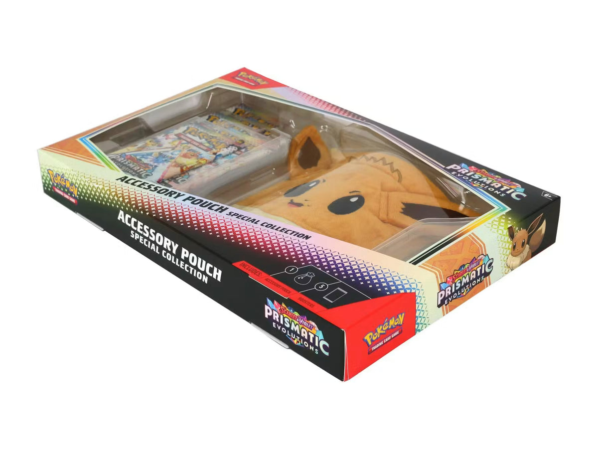Pokemon Scarlet & Violet: Prismatic Evolutions Accessory Pouch Special Collection Box