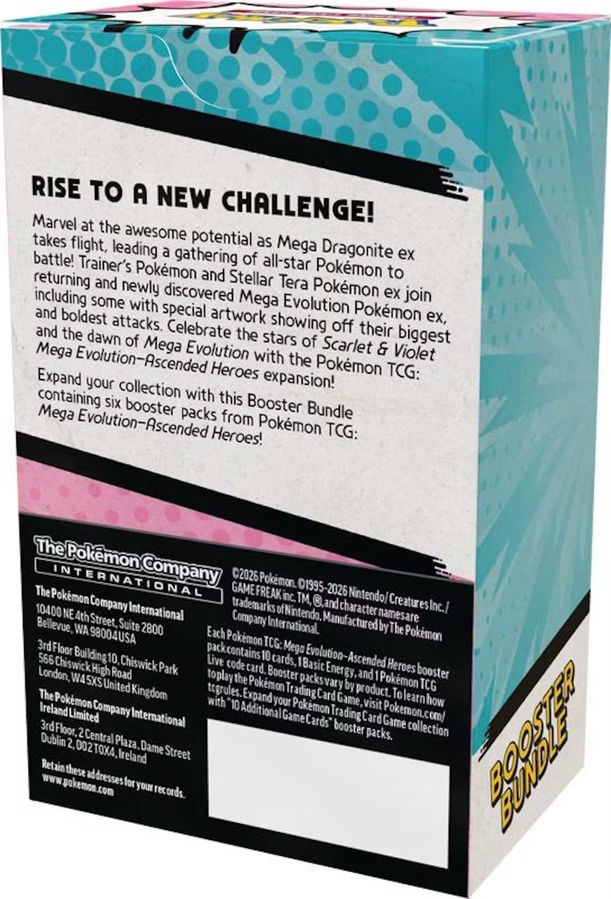 Pokemon Mega Evolution: Ascended Heroes 6-Pack Booster 25-Bundle Case