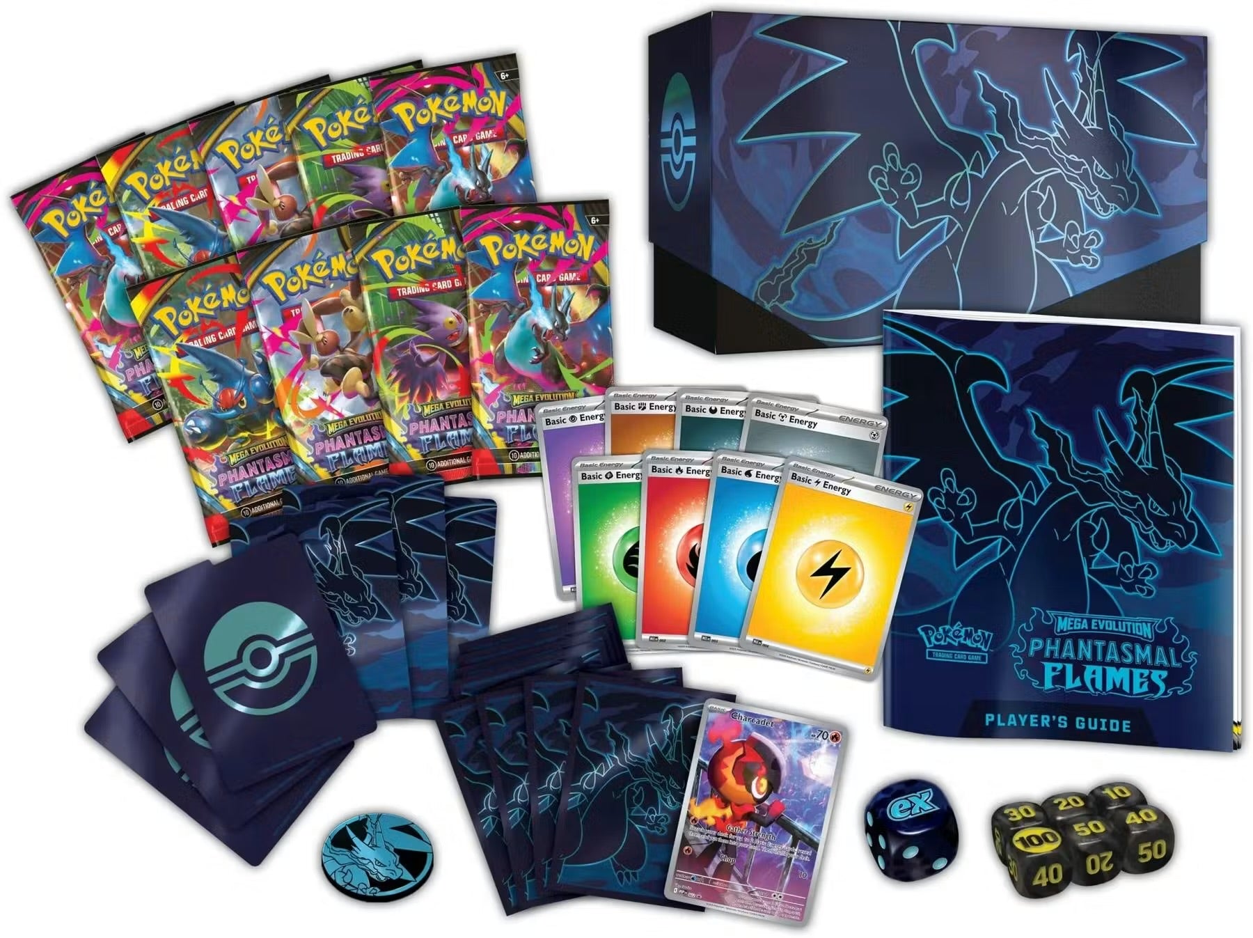 Pokemon Mega Evolution: Phantasmal Flames Elite Trainer Box
