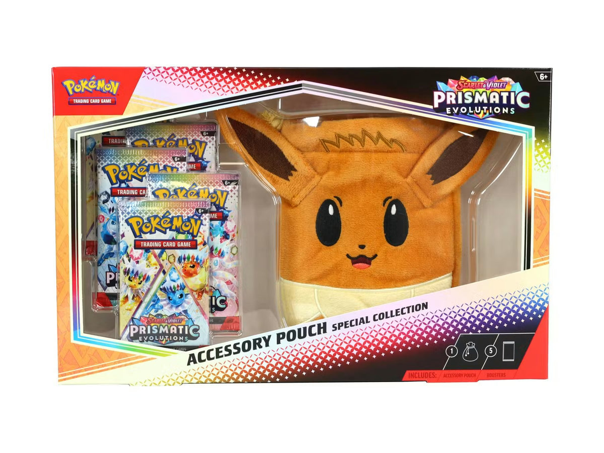 Pokemon Scarlet & Violet: Prismatic Evolutions Accessory Pouch Special Collection 6-Box Case