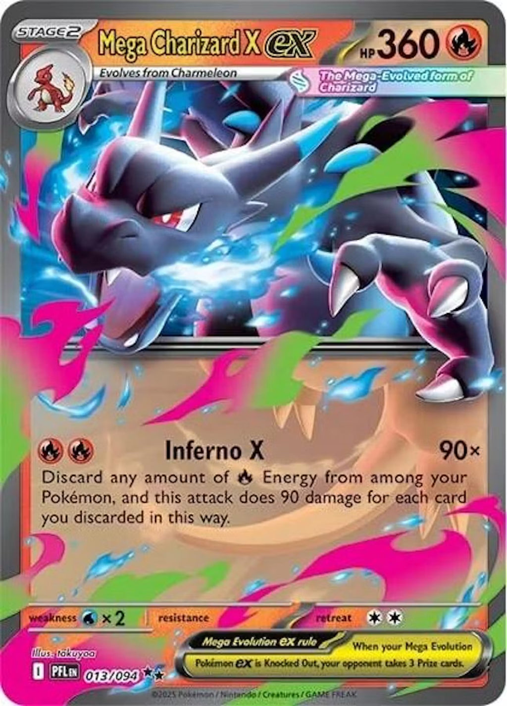 Pokemon Mega Evolution: Phantasmal Flames Booster 6-Box Case