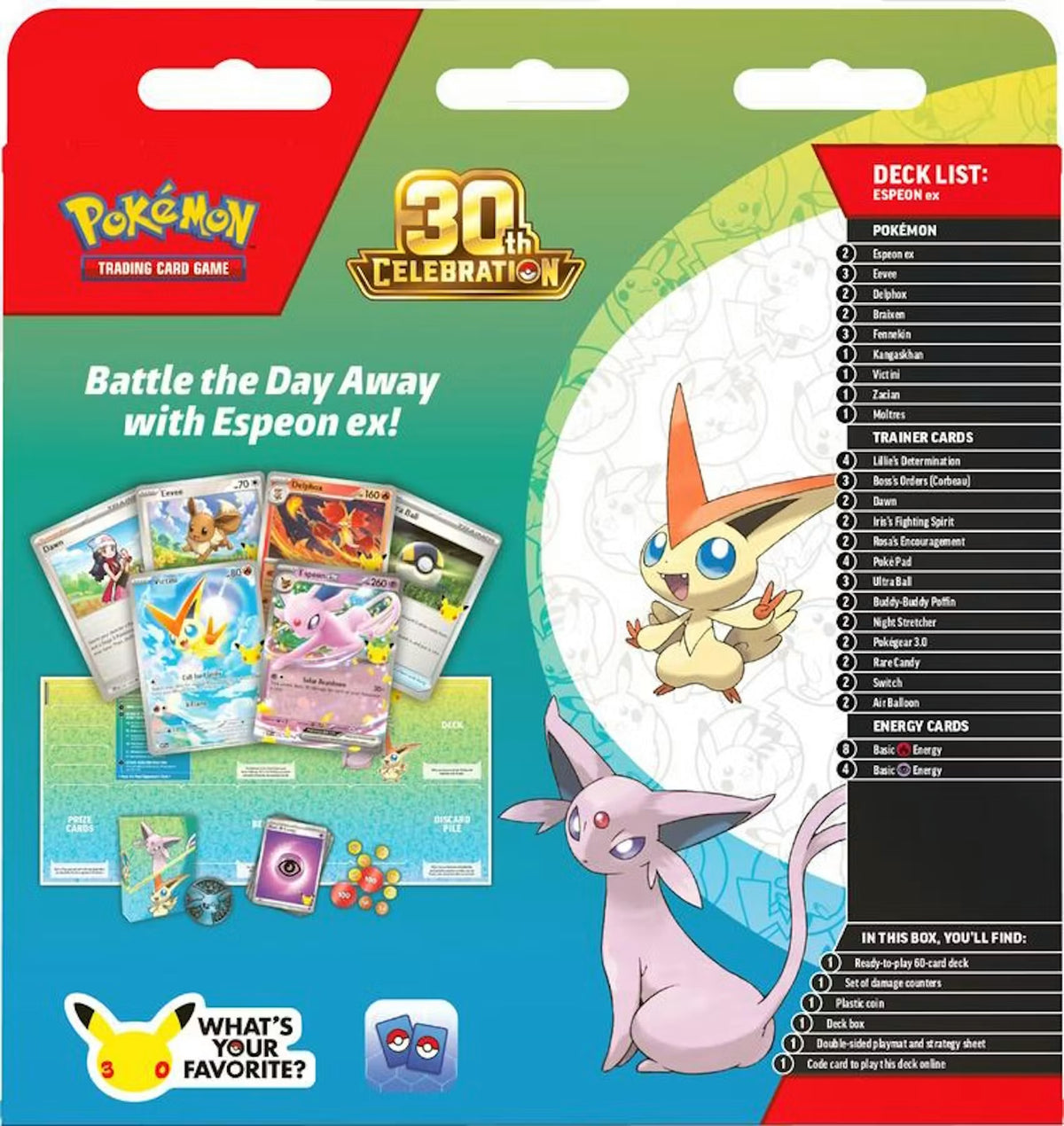 Pokemon 30th Celebration Battle Deck