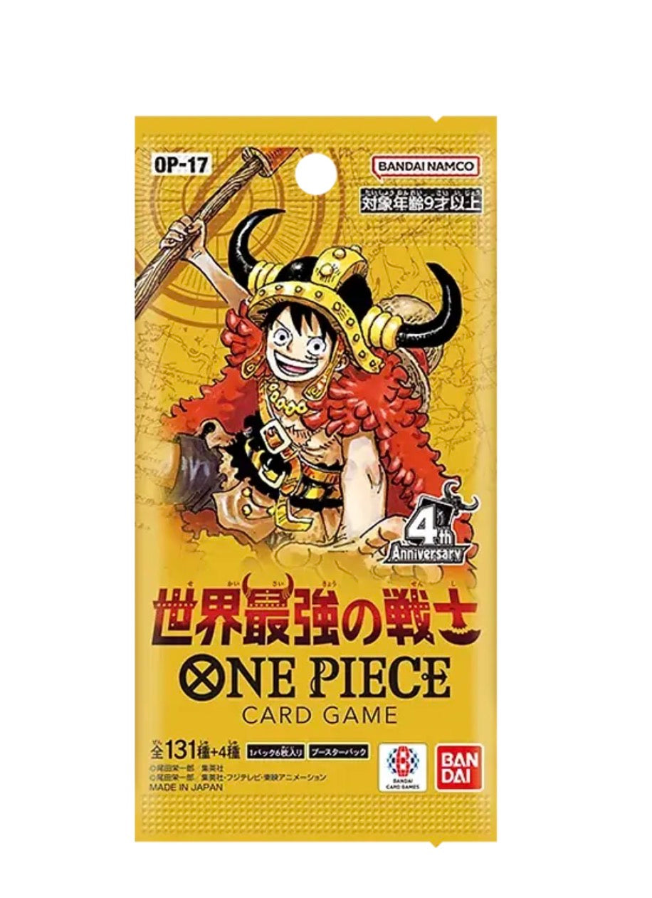 Japanese One Piece Card Game OP17 The World’s Strongest Warriors Booster Box