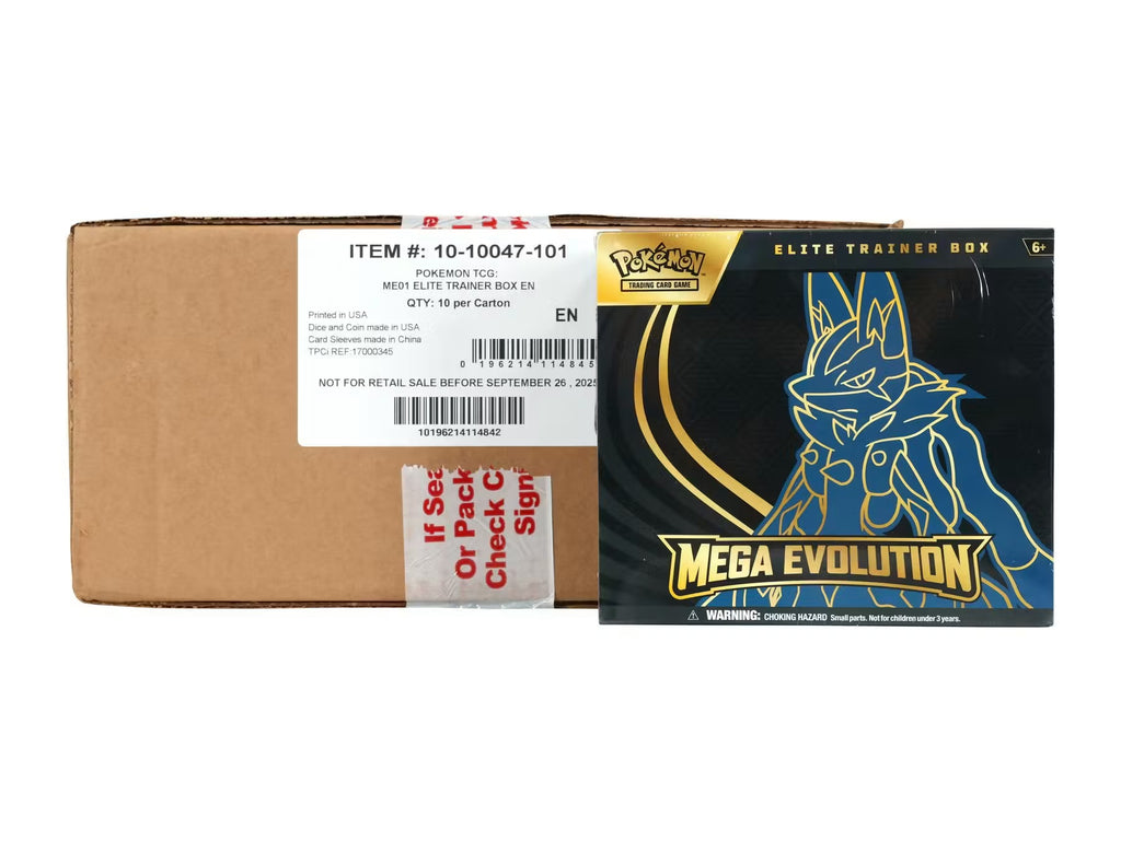 Pokemon Mega Evolution Elite Trainer 10-Box Case