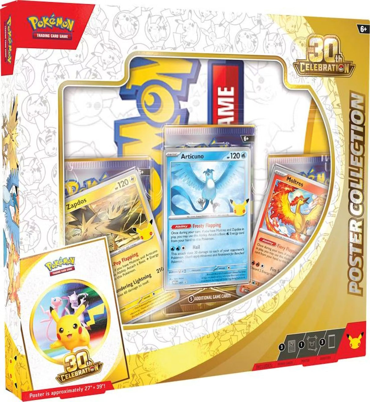 Pokemon 30th Celebration Poster Collection Box