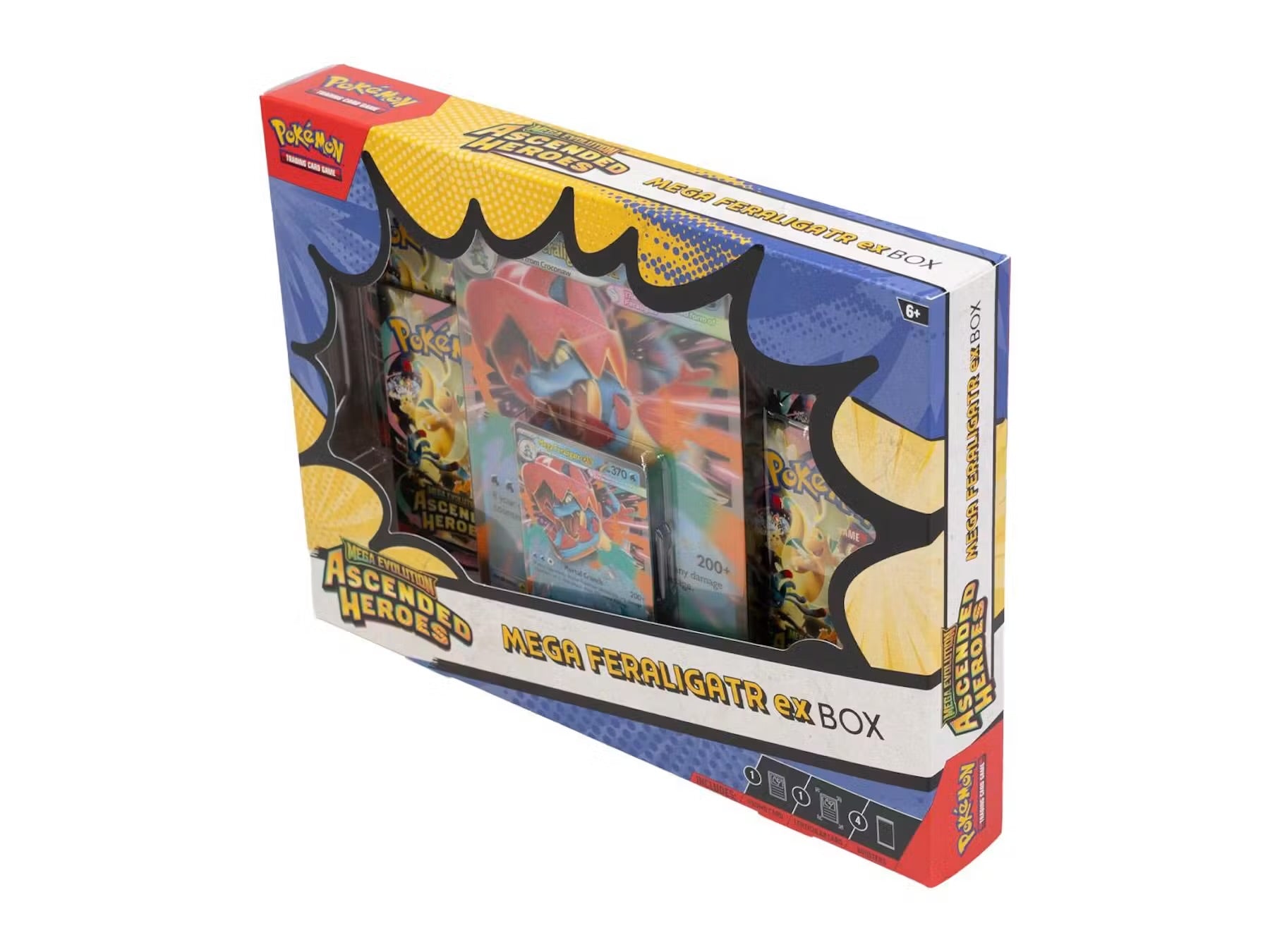 Pokemon Mega Evolution: Ascended Heroes Mega Meganium/Emboar/Feraligatr ex Box