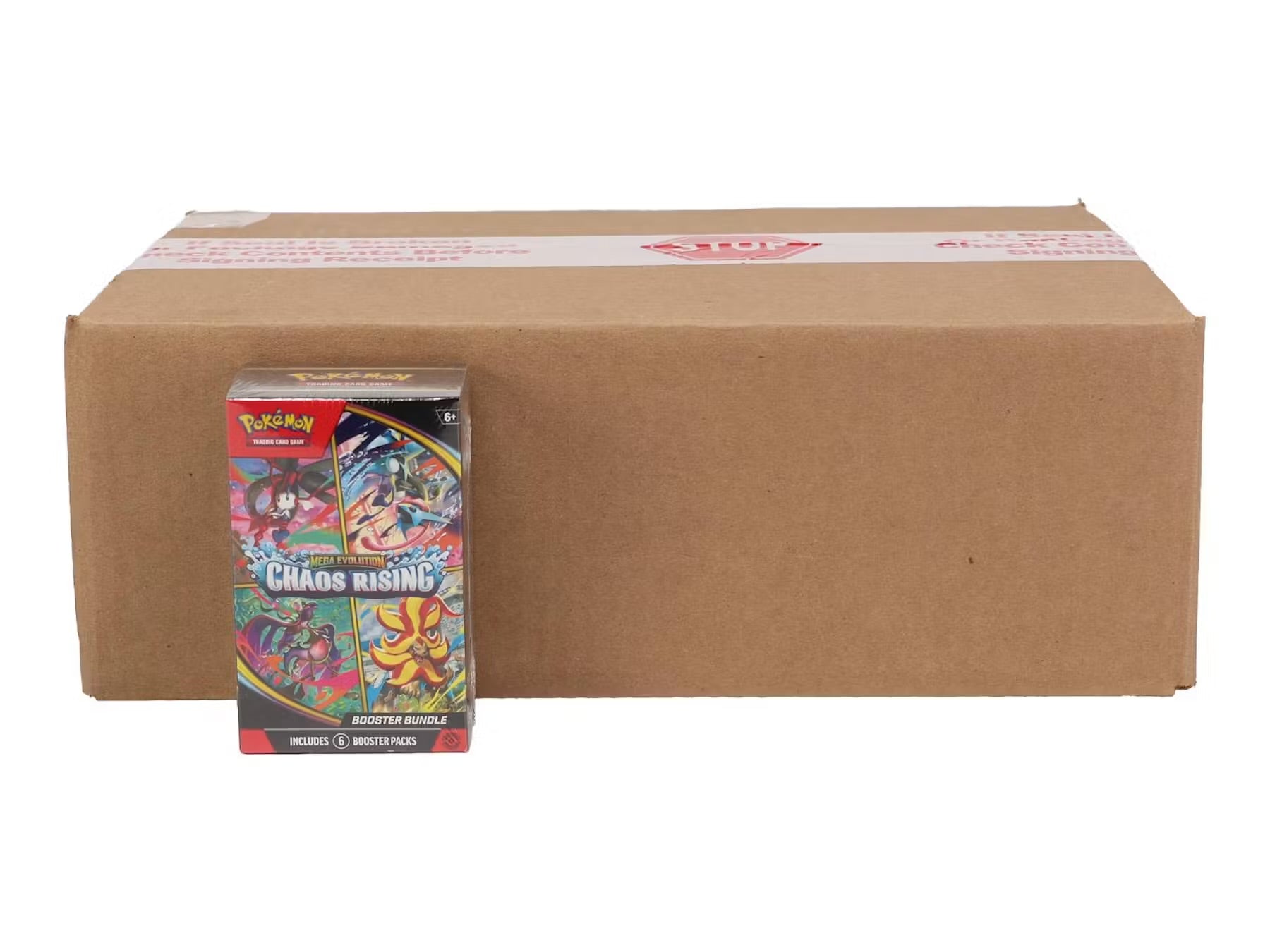 Pokemon Mega Evolution: Chaos Rising 6-Pack Booster 25-Bundle Case