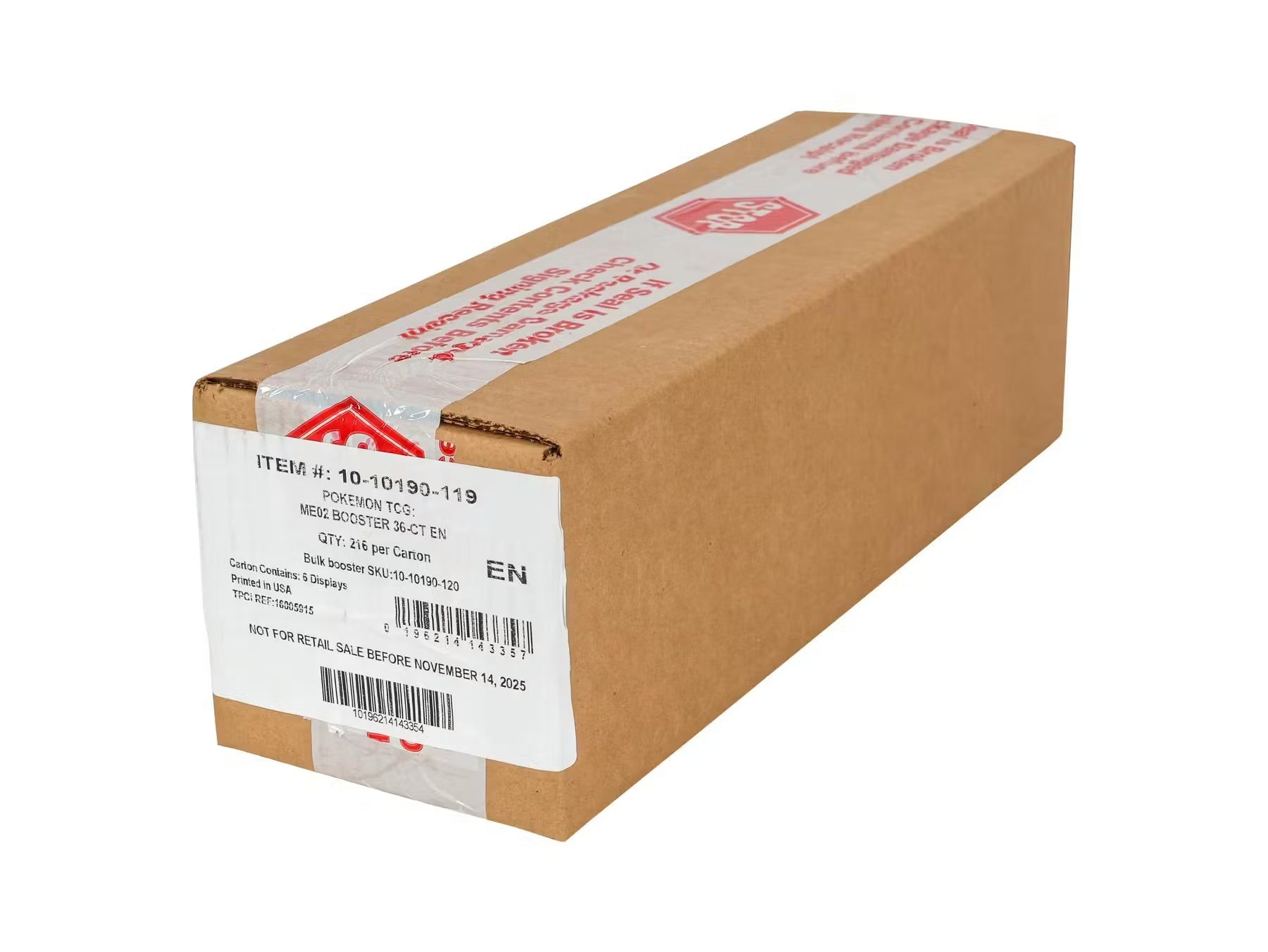 Pokemon Mega Evolution: Phantasmal Flames Booster 6-Box Case
