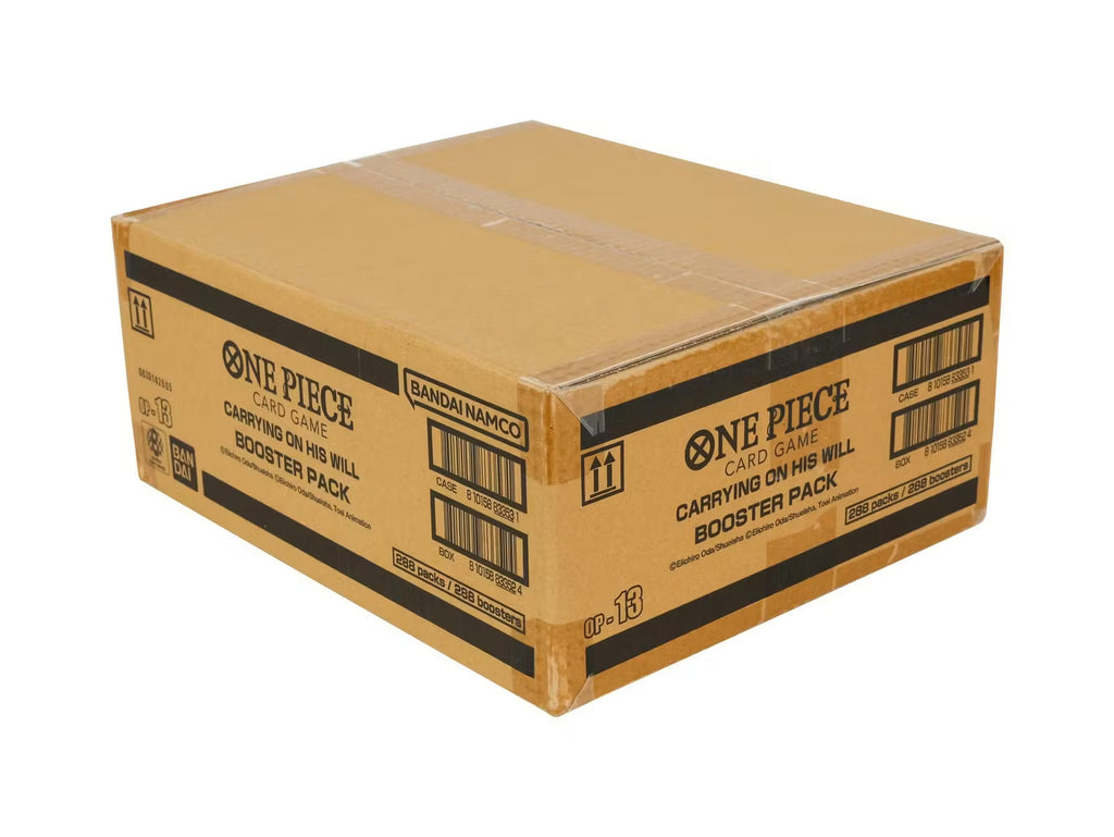 One Piece TCG: Carrying On His Will (OP-13) Booster 12-Box Case