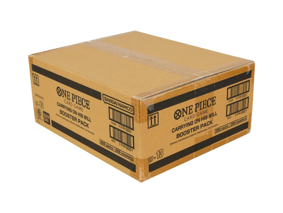 One Piece TCG: Carrying On His Will (OP-13) Booster 12-Box Case
