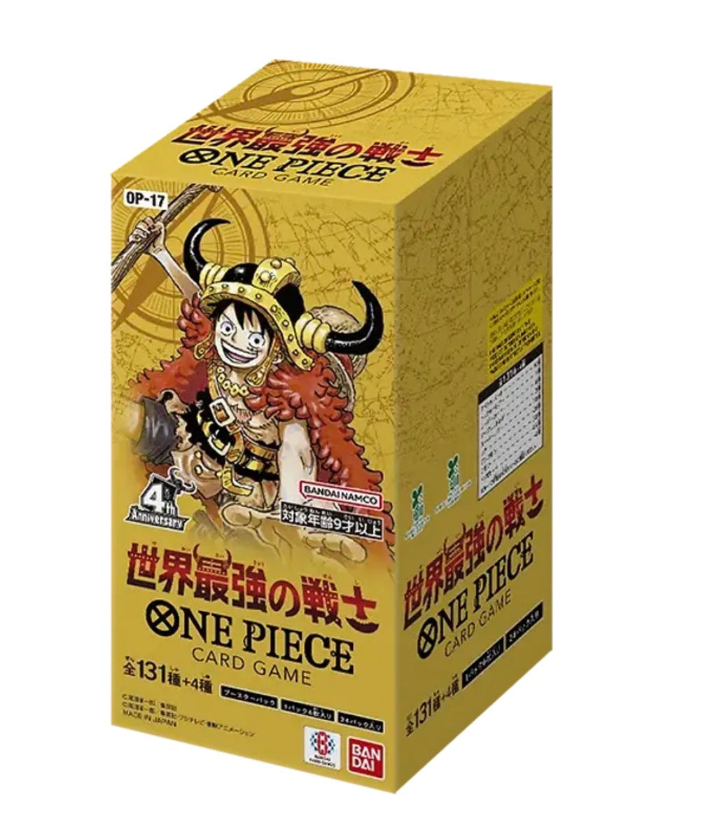 Japanese One Piece Card Game OP17 The World’s Strongest Warriors Booster Box