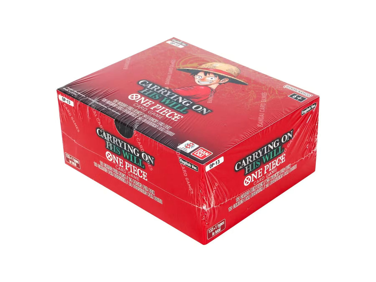 One Piece TCG: Carrying On His Will (OP-13) Booster 12-Box Case