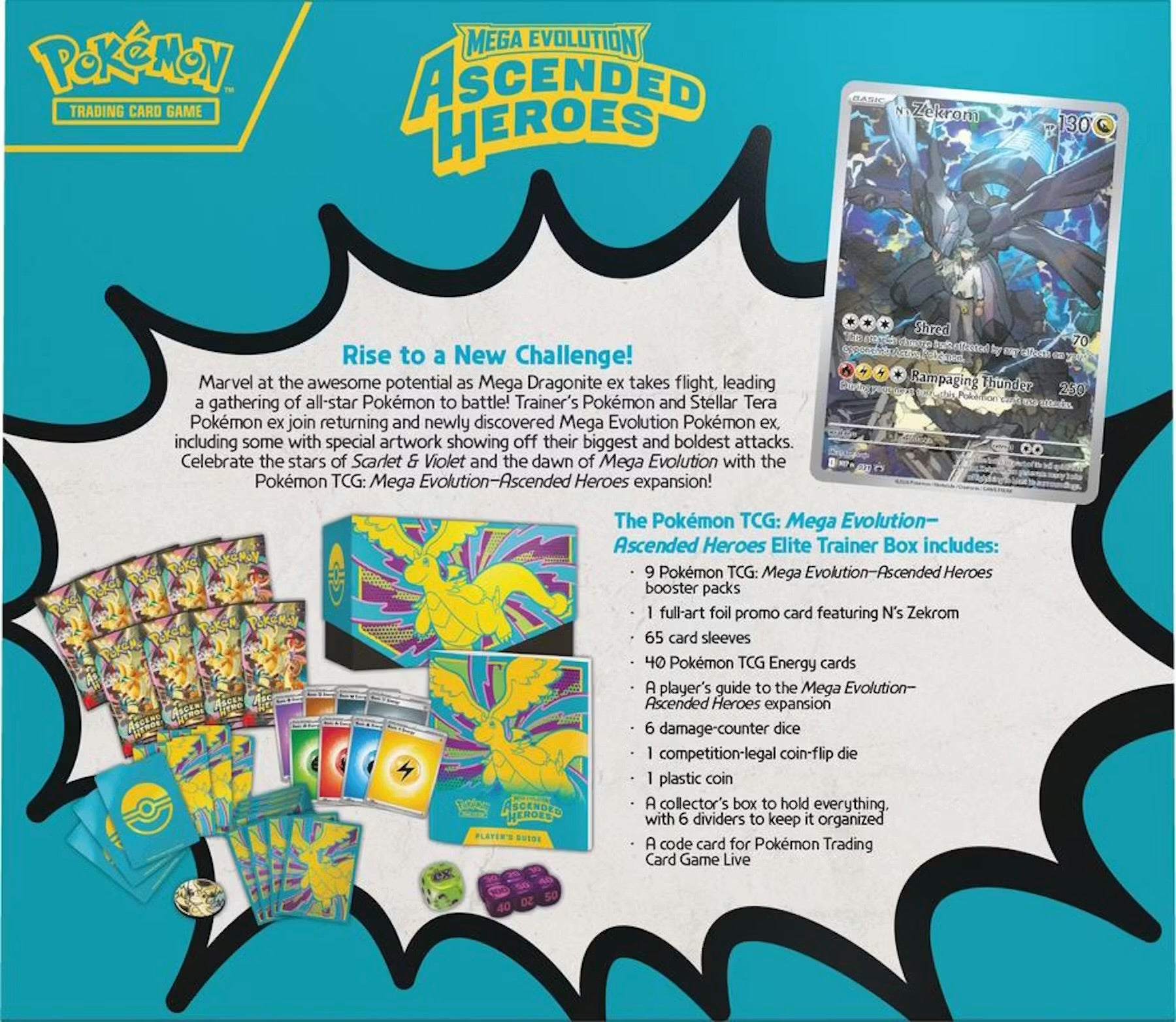 Pokemon Mega Evolution: Ascended Heroes Elite Trainer Box