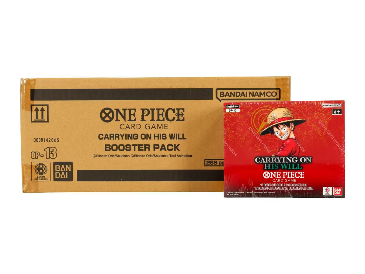 One Piece TCG: Carrying On His Will (OP-13) Booster 12-Box Case