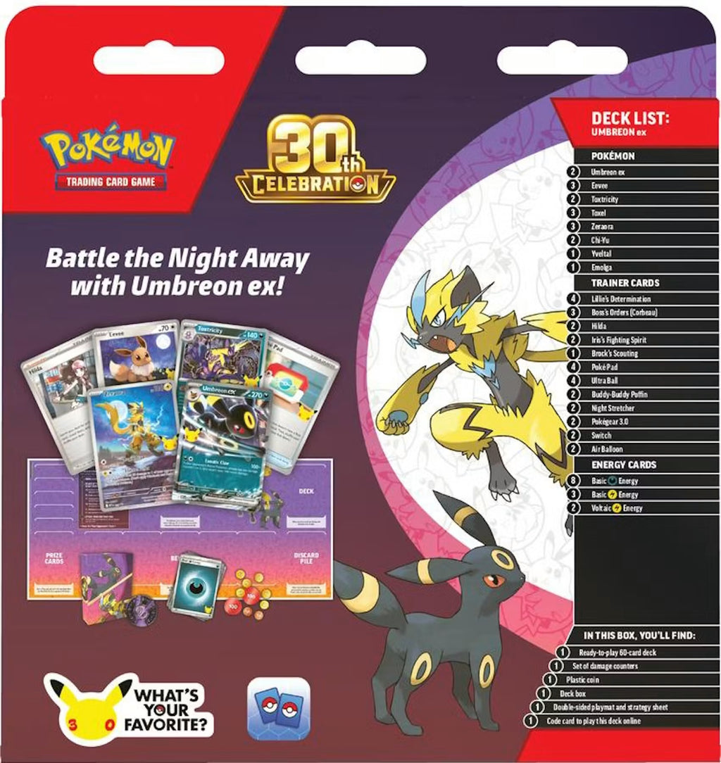 Pokemon 30th Celebration Battle Deck