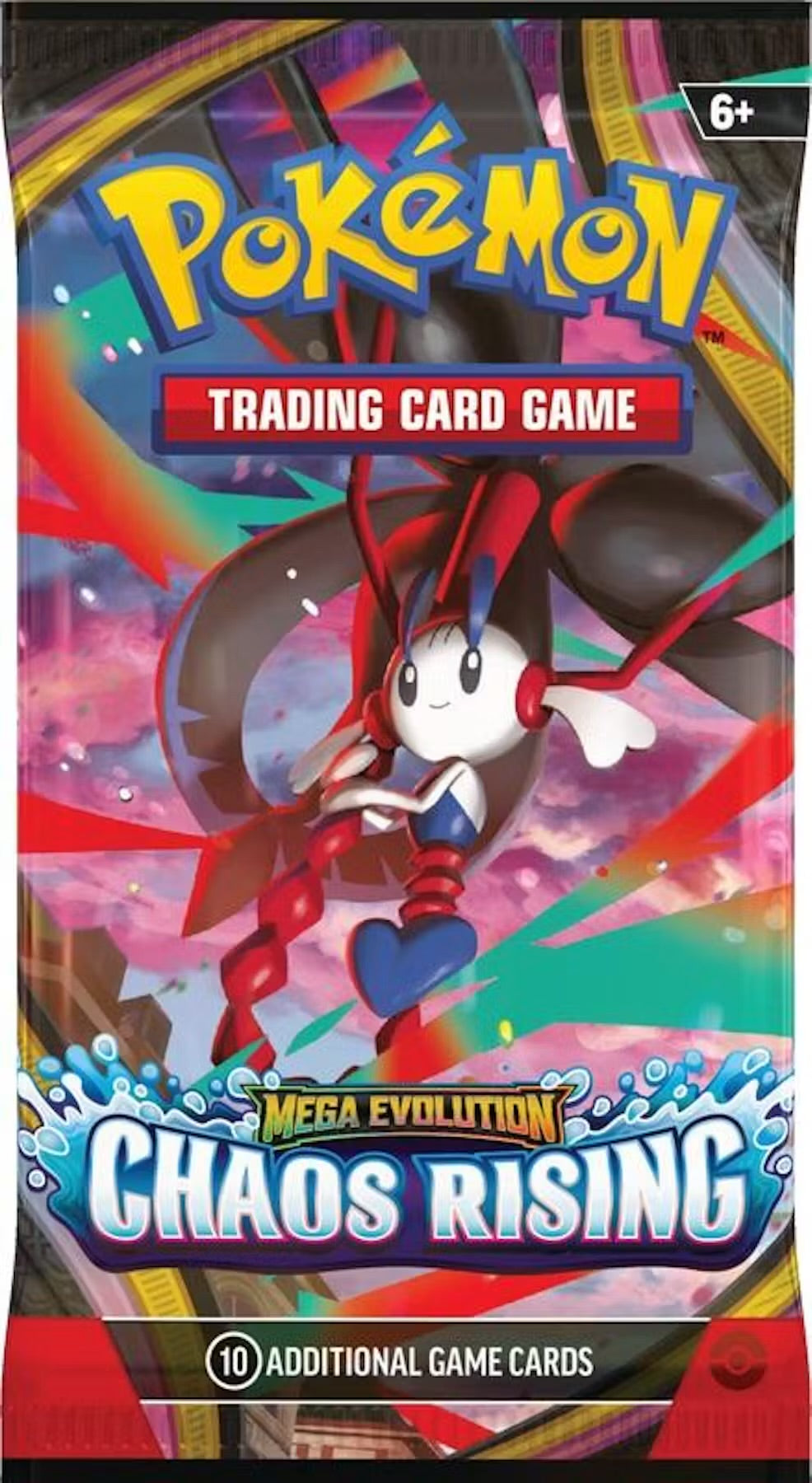 Pokemon Mega Evolution: Chaos Rising 6-Pack Booster Bundle